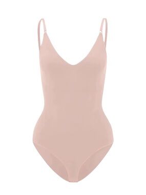 HeyShape Snatched Shapewear Nude Sleeveless Bodysuit in Large